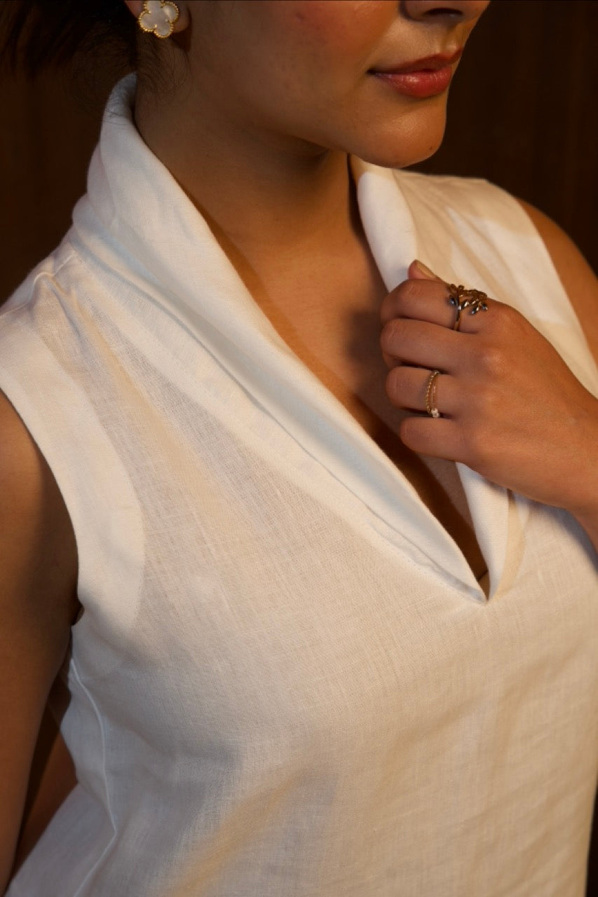Effortless Dress - Pearl White