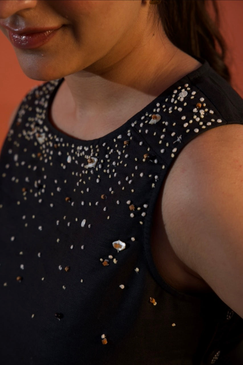 Poise Top - Dusty Black