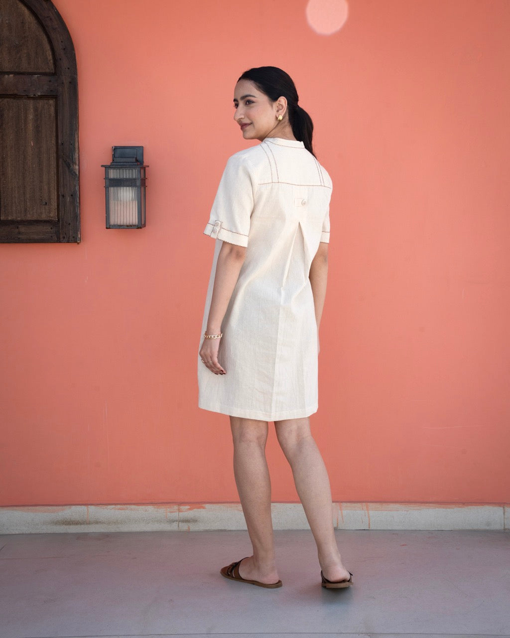 Still Day Dress - Ecru