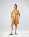 Still Day Dress - Camel
