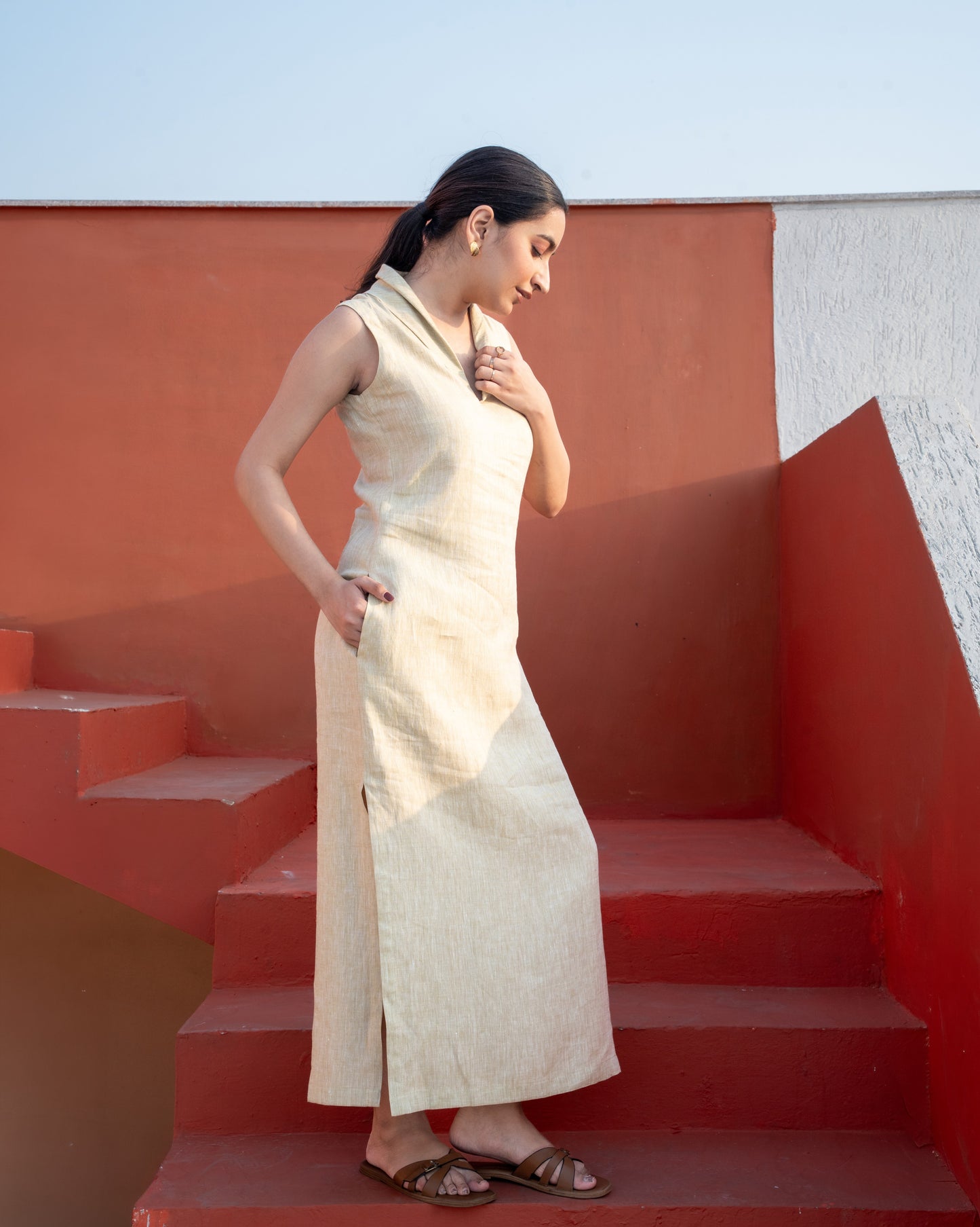 Effortless Dress - Sage Green