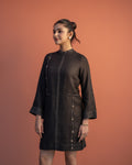 Outline Dress - Dusty Black