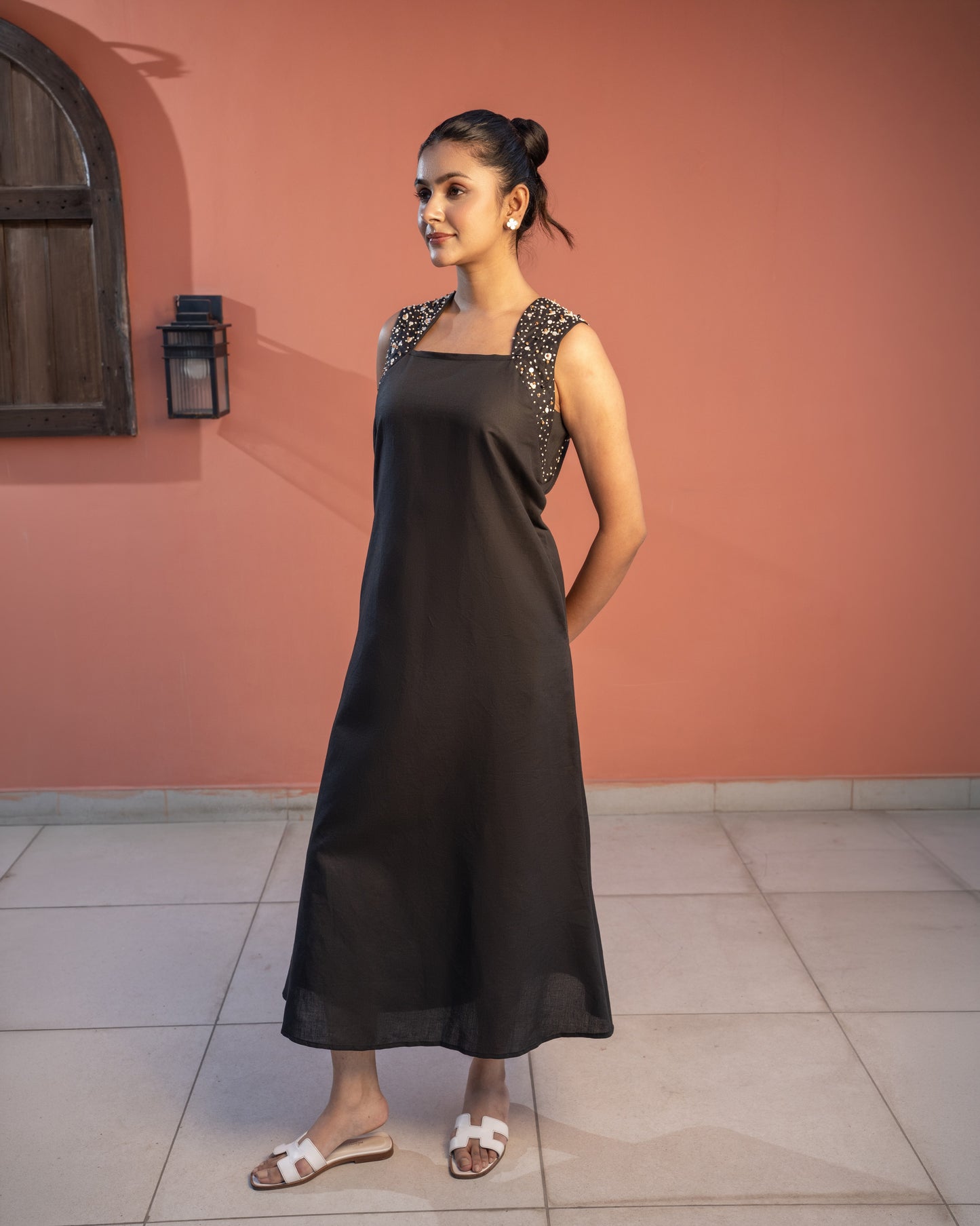 Arc Dress - Dusty Black