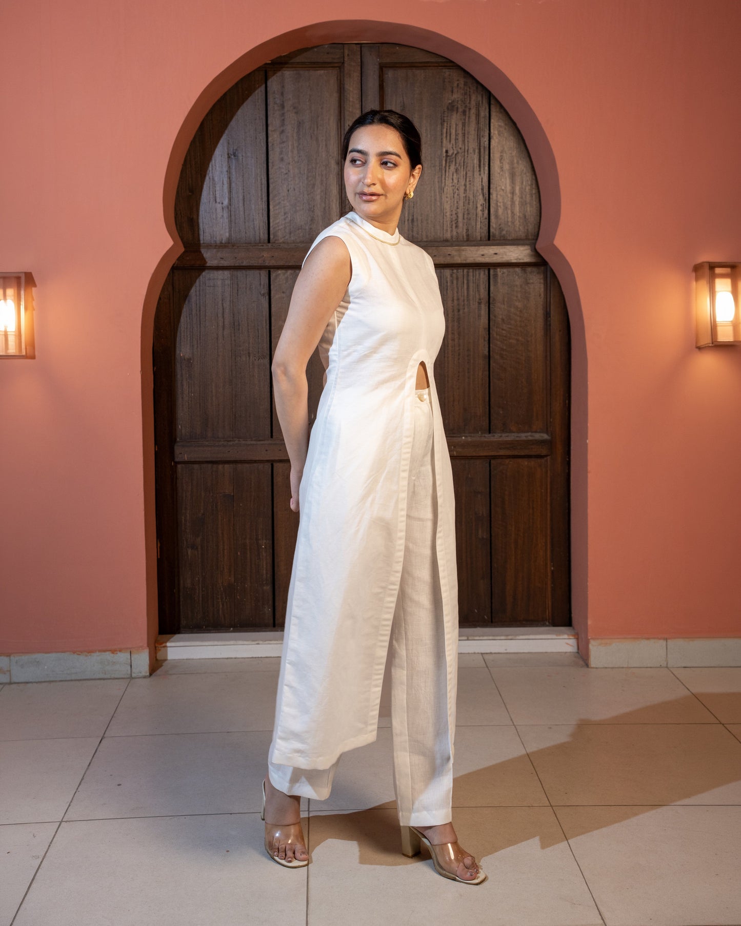 Curve Top - Pearl White
