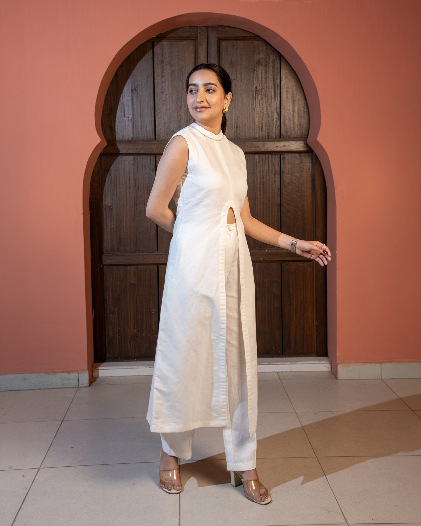 Curve Top - Pearl White