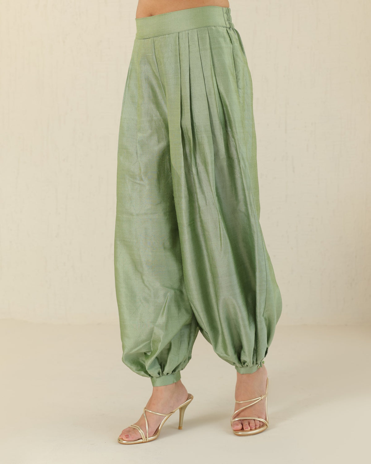 Balloon Flow Silk Set - Matcha Green
