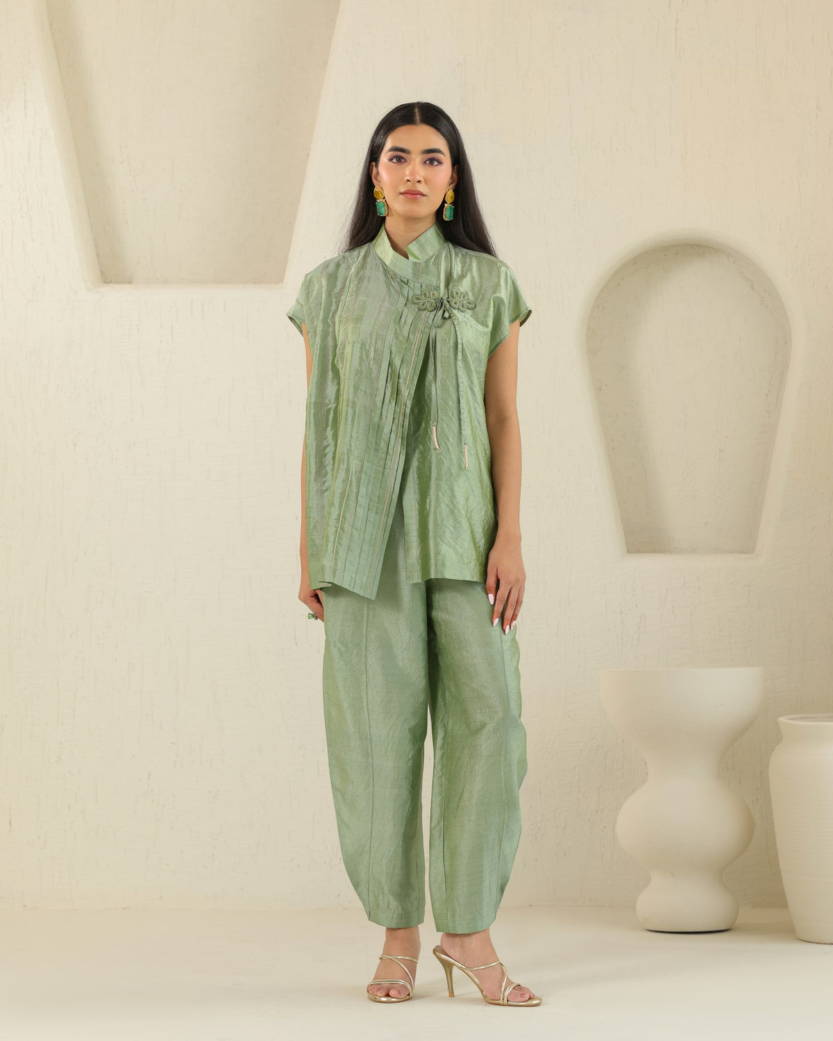 Knot-So Basic Silk Set - Matcha Green