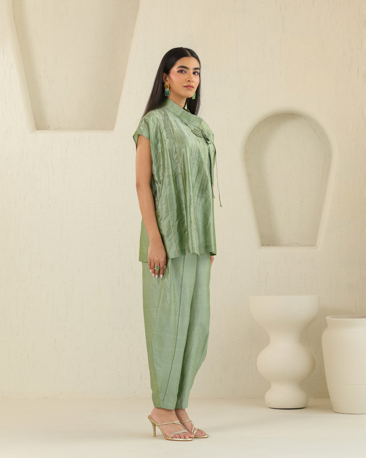 Knot-So Basic Silk Set - Matcha Green